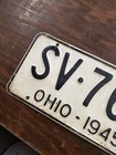 Rare 100  Original 1945 Ohio License Plate Expired Over 5 Years Old