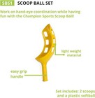 Champion Sports Scoop Ball Set - Yellow