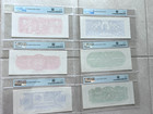  500  100  50  20  10    5 Csa Chemicograph Back Confederate States Currency Set