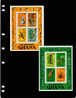  8 00 Scott Value - 1993 Ghana Artifacts Arts 2 S s West Africa Cv Mnh Nh Umm