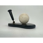 Vintage Golf Ball Pen Holder Thermometer Japan Desk Accessory Collectible 