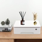 Home office Desktop Storage Box Desktop Storage Organizer With Lockable 1 Drawer