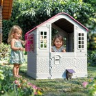 Dolu Pink Cottage Playhouse  Indoor outdoor Toy House Set For Kids Age 2  Years