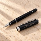 Personalized Black Rollerball Pen Custom Engraved Name Gift Box Elegant Pen Gift