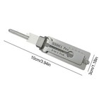 2-in-1 Stainless Steel Key Decoder Locksmith Ss001 Pro Lock Repair Tools Kit 1pc