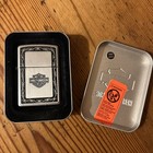 Vintage Harley Davidson Zippo Windproof Cigarette Cigar Lighter Original Box Usa