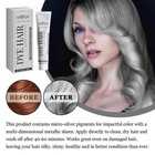 Grey Hair Dye Hair Cream Fashion Permanent Hair Dye Gray Silver Color Cream