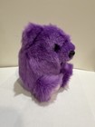 Vintage Swibco Puffkins Purple Bear Plush Stuffed Animal Small With Tag