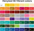 Gouache Paint Set  56 Colorsx30ml Unique Jelly Cup Design In A Carrying Case New