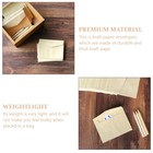  100 Pcs Vintage Envelope Blank Kraft Invitation Envelopes Business Cards