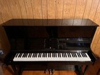 Steinway   Sons Upright Piano 46    Black Ebony