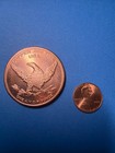 1 Oz Copper Round  Franklin Half Dollar Design  New Copper Coin In Case