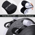 30ft X 1 Inch Hook And Loop Strips With Adhesive  Double Rolls Of Heavy Duty Sel