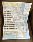 Vintage Florida Rand Mcnally Paper Road Map National Motor Club