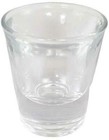 Sunrise Classic 1oz Whiskey vodka tequila shot Glass  Heavy Base  Clear Glass