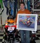 Nicky Hayden Hand Signed  perfect Day  Laguna Seca 2005  Plus Wayne Rainey  