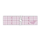  W-10 6-inch 8ths Graph Ruler  Transparent  1 X 6 In 