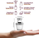 Silver Lining Cremation Urn - Elegant Memorial For Human Ashes