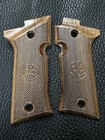 Beretta 80x Cheetah Grips - Premium Quality Turkish Walnut Wood - Checkered