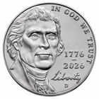 2026 Pd Jefferson Nickel Set Semiq P D 2 Coins Unc 2nds Large Scratches