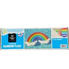 Member s Mark 2 Person Rainbow Float  2 Cupholders  400lbs Cap  120  X 74  