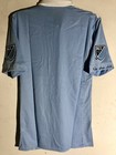 Adidas Authentic Mls Kansas City Sporting Team Alt Jersey Blue Men s L