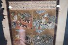Antique Shahnameh Islamic Persian 17th Or 18th Century 2 Pages Framed