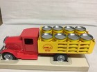 Shell Oil Pressed Steel Stake Delivery Truck  8 Shell Barrels Gearbox Metalcraft