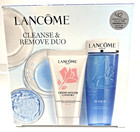 New Lanc  me Bi-facil Eye Makeup Remover   Cr  me Radiance Cleanser Duo Set