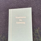 James A  Michener Signed Ventures In Editing Book Psa dna Authenticated