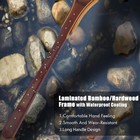 Fly Fishing Net Landing Net Wooden Net Soft Rubber Mesh Trout Net Freshwater    