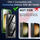 Samsung Galaxy S23 Waterproof Case Temdan Full Body Shockproof Green