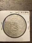 Peru 1924 Un Sol Silver circulated 1g
