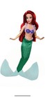 Disney Ariel The Little Mermaid Doll Tail And Purple Shell Top Outfit Storybook