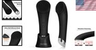 Facial Cleansing Brush  Rechargeable Silicone Face Scrubber  Heat Massage Exfoli