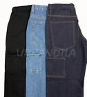 Men s Loose Fit Carpenter Denim Jeans Baggy Work Pants Size 30-44 Kno Betta