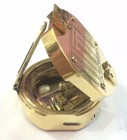 Nautical 3 Inch Designer Steampunk Brunton Pocket Transit Compass Brass Antique
