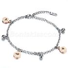 Women Girls Stainless Steel Hollow Love Heart Summer Beach Anklet Bracelet Chain