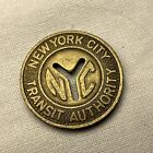 Vintage New York City Transit Authority Token Coin Good For One Fare 1950s Nyc