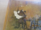 Antique 1894 Brook s Small Spool Cotton Wood Box