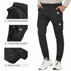 Men s Work Cargo Pants Stretch Waterproof Combat Hiking Casual Joggers Trousers