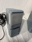 Pair Of Bose Mediamate Computer Speakers - Ice Blue Tested