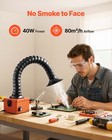 Vevor Solder Fume Extractor 80m   h Soldering Smoke Absorber 2-stage Filters