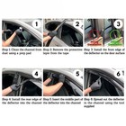 In-channel Window Visor Rain Guard Deflectors For Toyota Corolla Cross 2022-2025