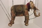 Vintage Burmese Elephant Marionette     Rare 1990s Burmese  hsin  Puppet