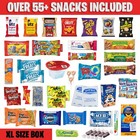Snack Basket   Snack Box - American Snacks Candy Box - College Snack Box Gift