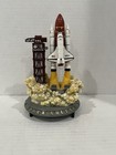 Vtg 90s Kennedy Space Center Light Up Shuttle Model Sculpture Figure Souvenir