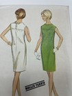 Mccall s Vintage Sewing Pattern 8519 Womans Sz 16 Shift Dress Uncut