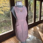 Vintage 1960s Candy Striper Uniform Dress Size 10 Pinafore Hospital With Hat Usa