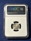 1904 Hong Kong 10 Cents Ngc Ms64 